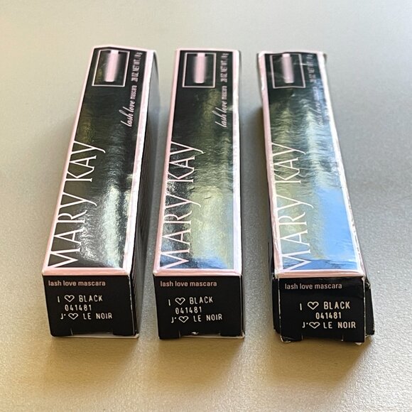 New Mary Kay Mascara Lash Love Black Set of 3 In Box - Picture 2 of 5